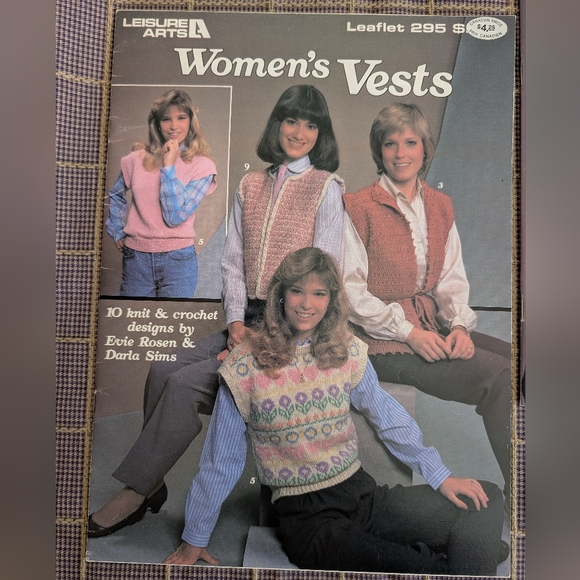 Vintage Knitting patterns lot Nordic and Chunky knits - Picture 2 of 4